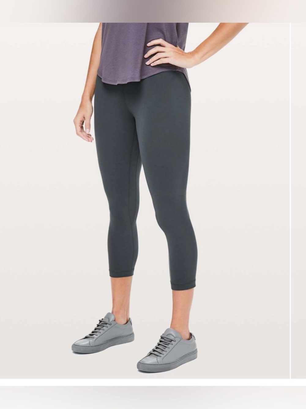 Lululemon Align Crop Leggings 
Size: 10 Inseam 21"
Melanite (1st release) 2019